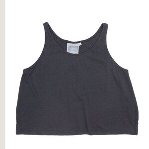 Jungmaven Cropped Tank - Black